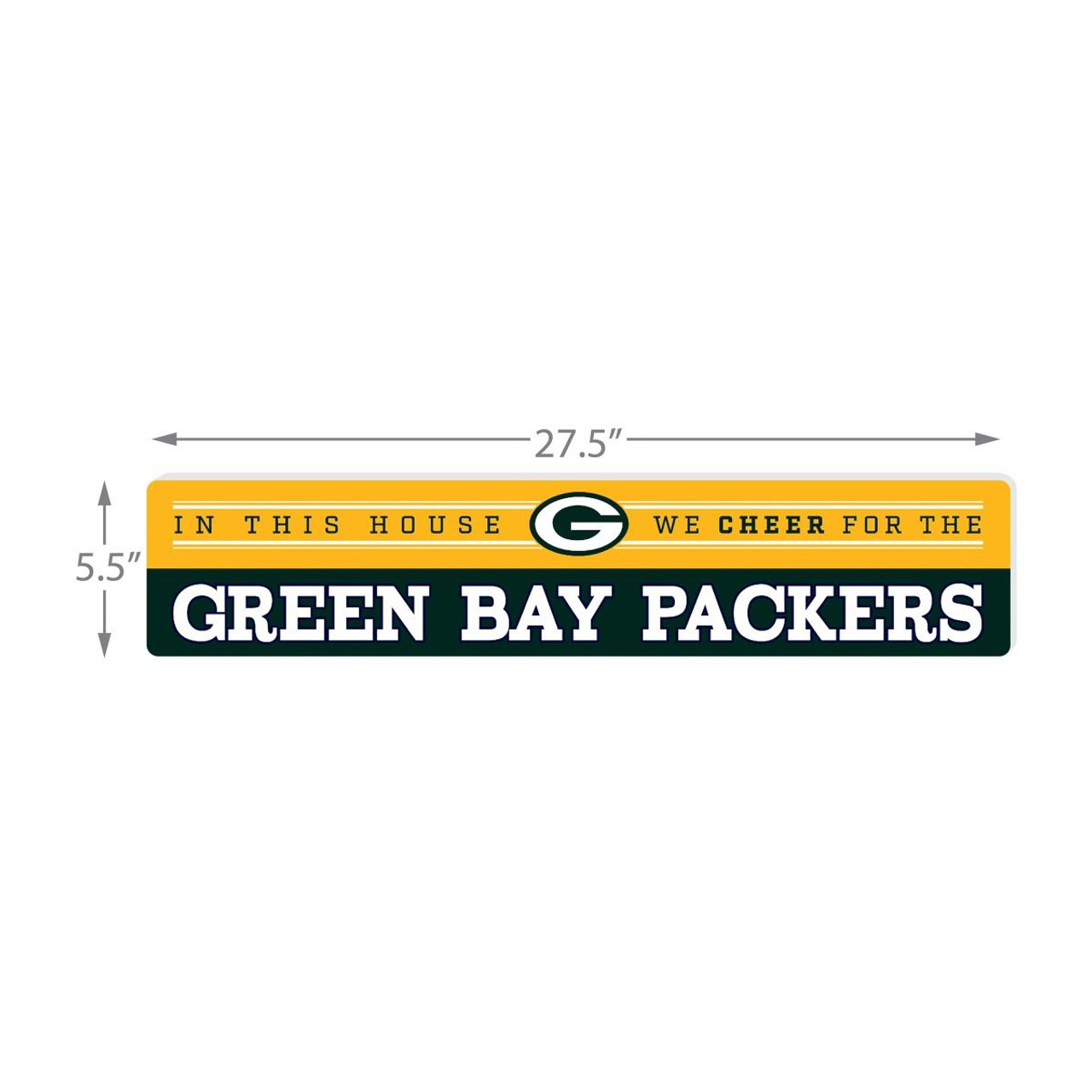 Green Bay Packers "We Cheer" Wall Art