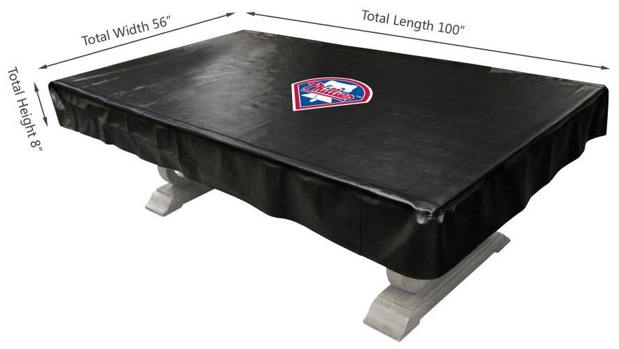 80-3029, PHI, Philadelphia, Phillies, 8-ft, Deluxe. Billiard, Pool, Table, Cover, FREE SHIPPING, MLB, Imperial, 720808030299