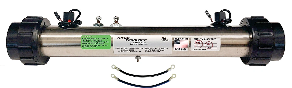 HydroQuip, Balboa, Therm, Products, 15", Universal, 4KW, Spa, Hot Tub, Heater  Assembly  M7, Sensor, 58104, 58303, G7410, 26-58104-26, 26-0071-DS-5S-K, 50134 , 10455 , 20-00329 , 26-58104-K , 2600-050 , 2605357SK , 360363 , 50071 , 50076 , 50080 , 50096 , 50134 , 50150 , 740-0650 , 7400650 , 9711-17 , BAL-851-1049 , BB50076 , BB50096 , C2550-0535 , C2550-0535-TPS , C2550-05351ET , HTAC25500735 , 647697998489
