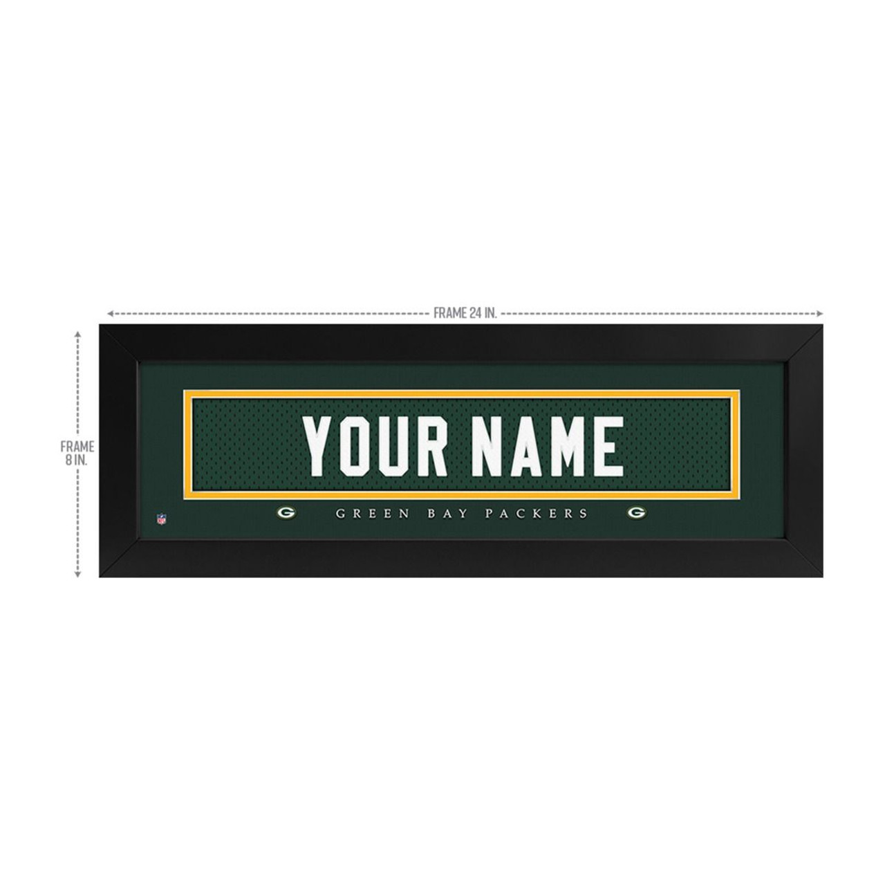 Green, Bay, Packers, Name, Plate, Custom, Print, 720801136127, Free Shipping, NFL, Wall Art, 
