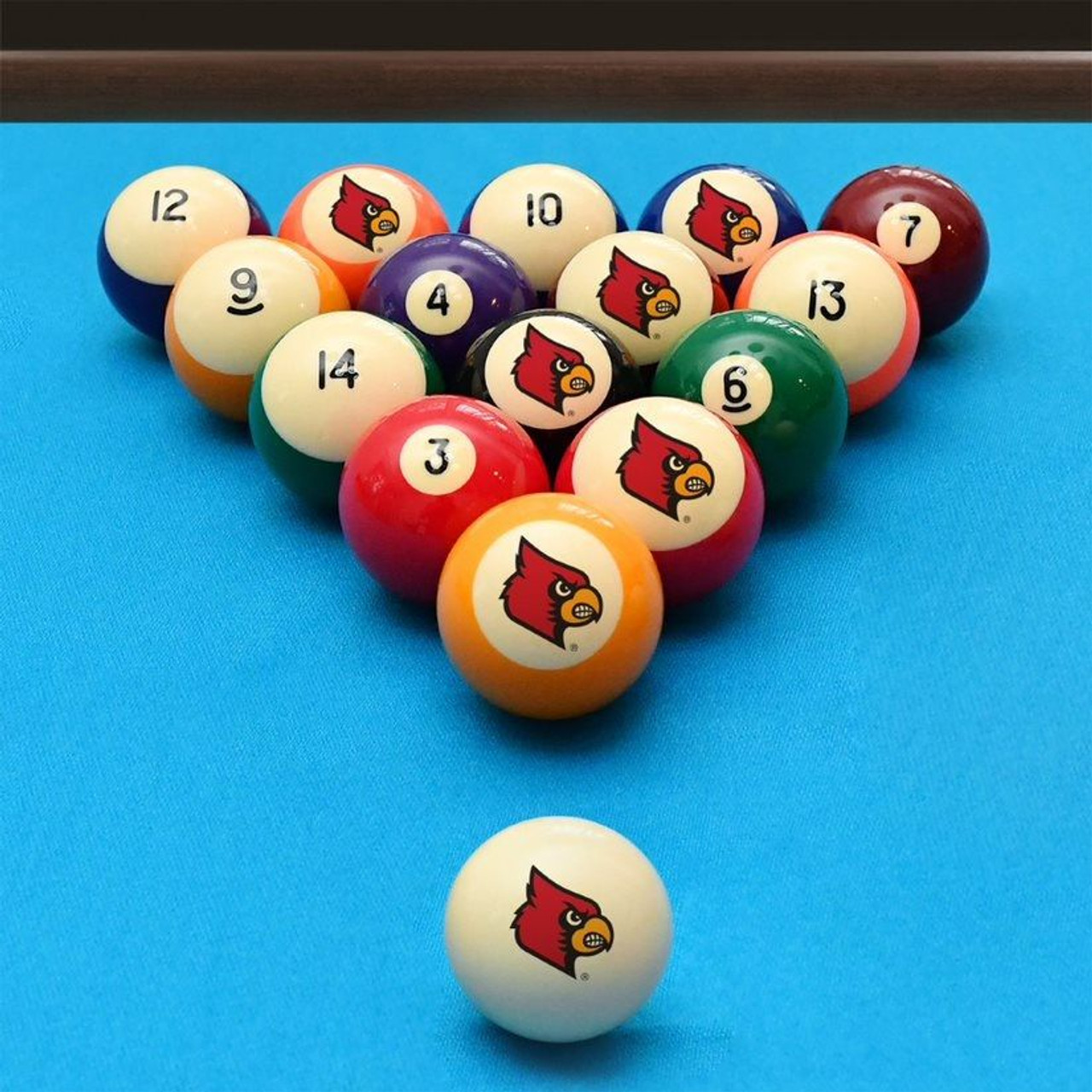 Louisville, Cardinals, Retro, Billiard, Pool, Ball, Set, 560-3031, 20801316178