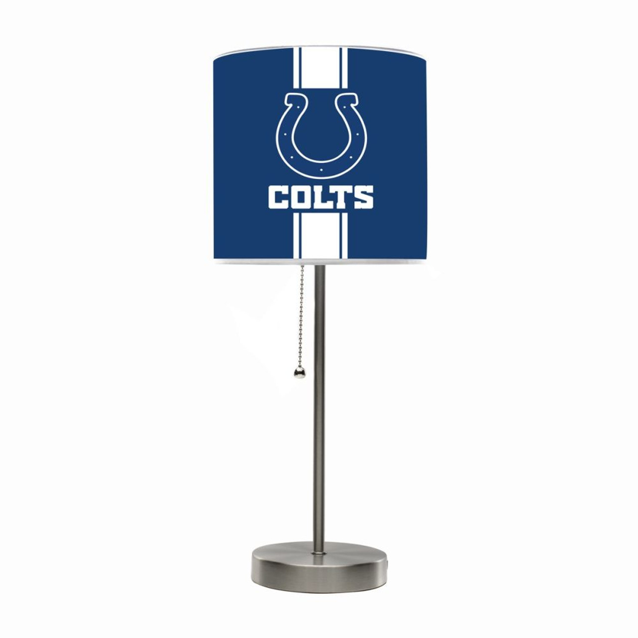 Indianapolis, Ind, Indy, Colts, 19", Tall, Chrome, Table, Desk, Lamp, 609-1022, Imperial, NFL