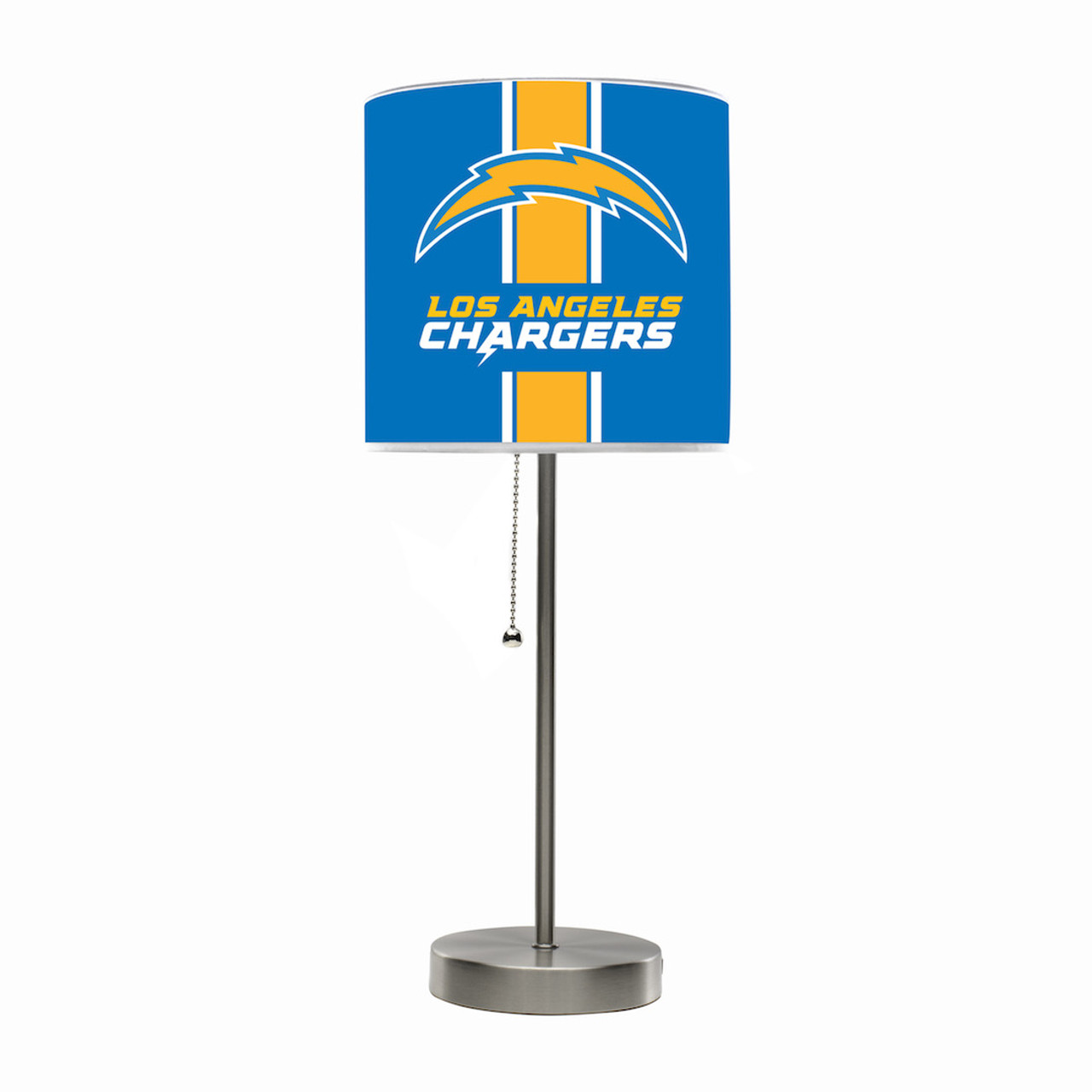 Los Angeles, LAC, Chargers, 19", Tall, Chrome, Table, Desk, Lamp, 609-1036, Imperial, NFL