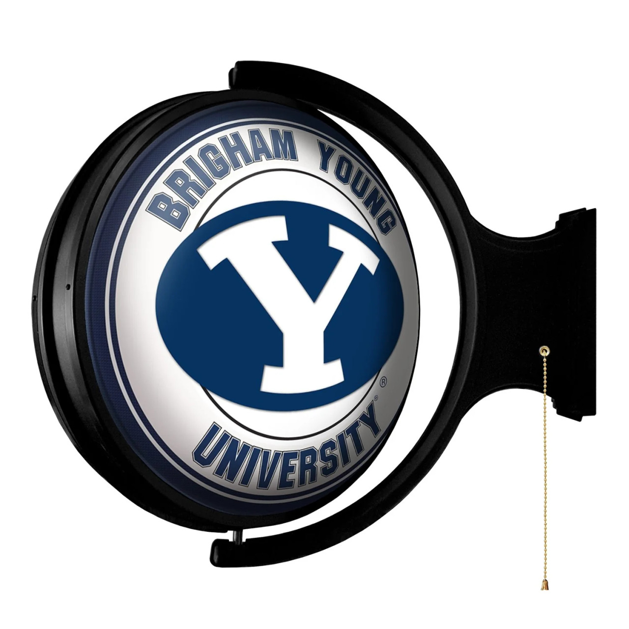 BYU, Cougars, Original, Round, Rotating, Lighted, Wall, Sign, 689481028903
