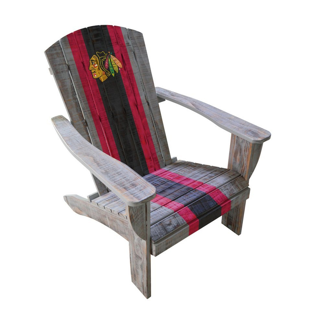 811-8002, Chicago, CHI, Blackhawks, Wood, Adirondack, Chair, NHL, Imperial, 720801118024
