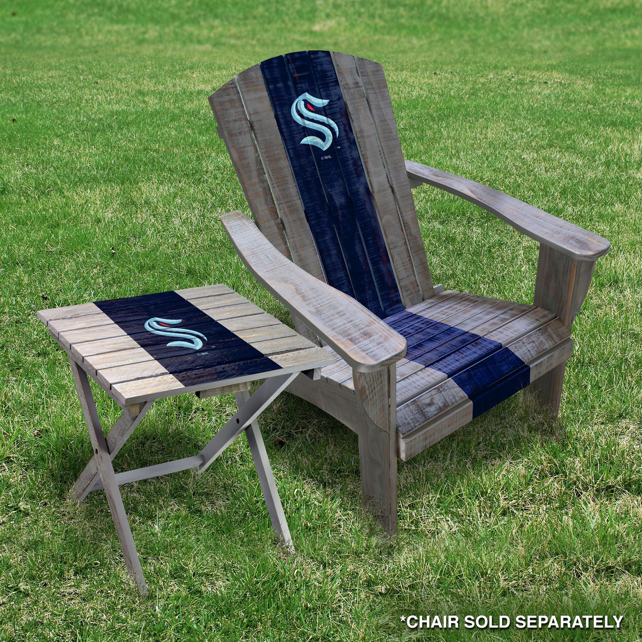 811-803, Seattle, SEA, Kraken, Hockey, Wood, Adirondack, Chair, NHL, Imperial, 720801960388