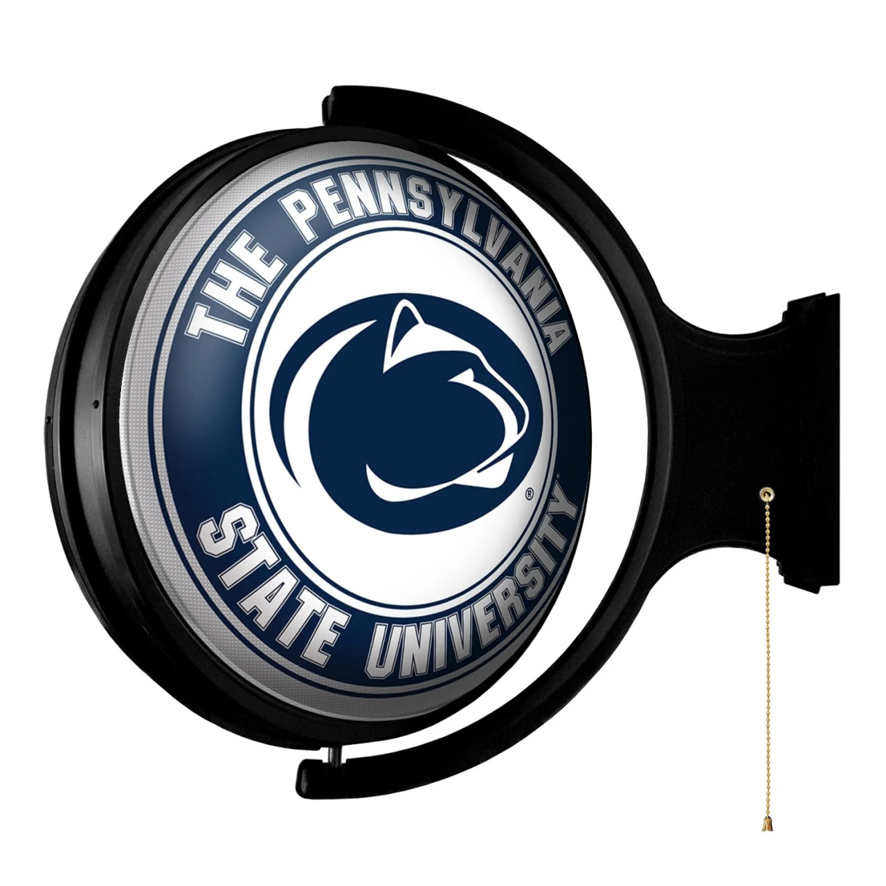 Penn, State, Nittany, Lions, Original, Round, Rotating, Lighted, Wall, Sign, LED, Fan, Brand, 689481023298
