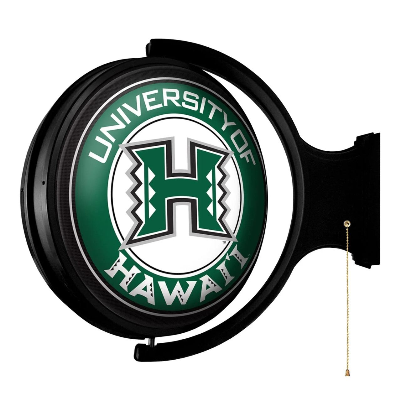 Hawaii, Warriors, Original, Round, Rotating, Lighted, Wall, Sign, LED, Fan, Brand, 687181909898
