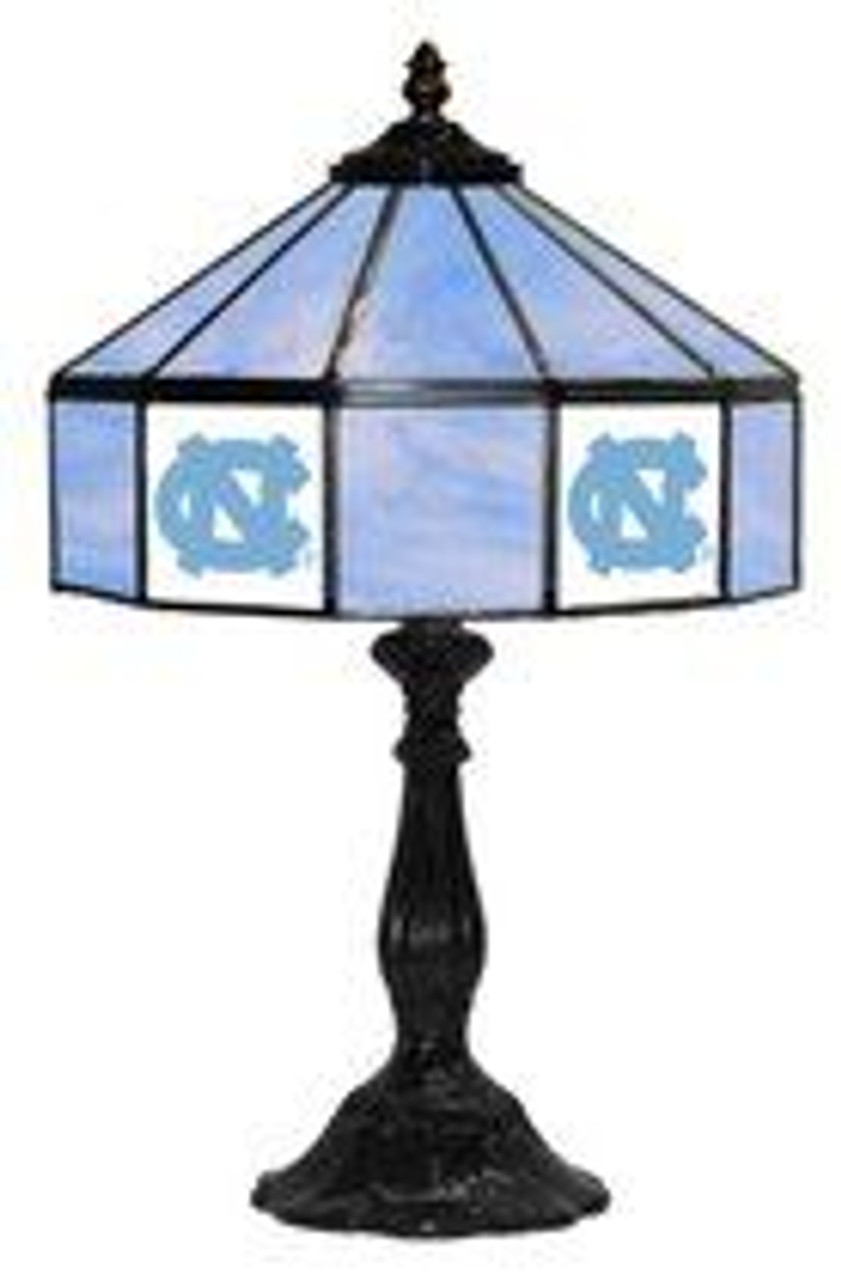 359-3152, University, NC, North Carolina, Tar Heels, 21", Glass, Table, Lamp, FREE SHIPPING, NCAA, Imperial, 720801134734