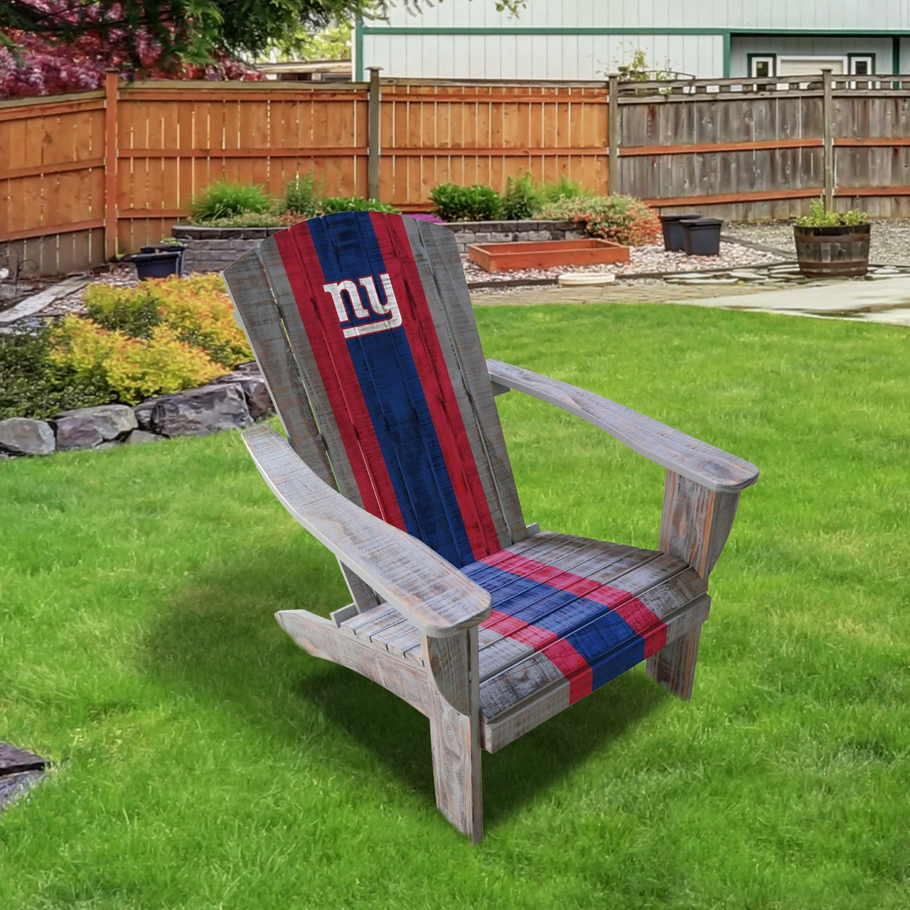 New York Giants Wood Adirondack Chair