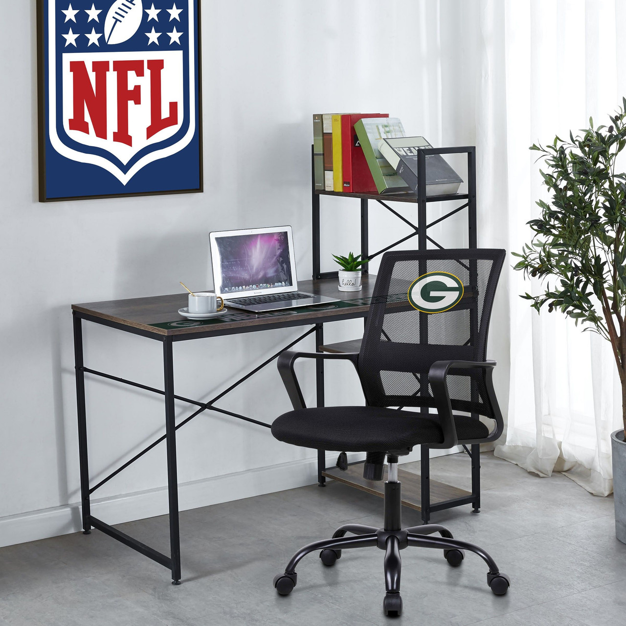 Green Bay, GB, Packers, Office, Task, Chair, 497-1001, Imperial, NFL, 720801911076