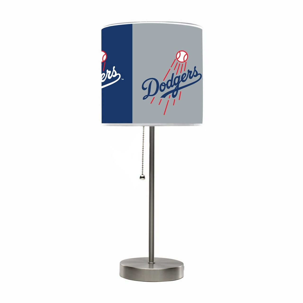 LAD, LA, Los Angeles, Dodgers, Chrome,19", Lamp, USB, Desk, Table, MLB, Imperial, 720801312286