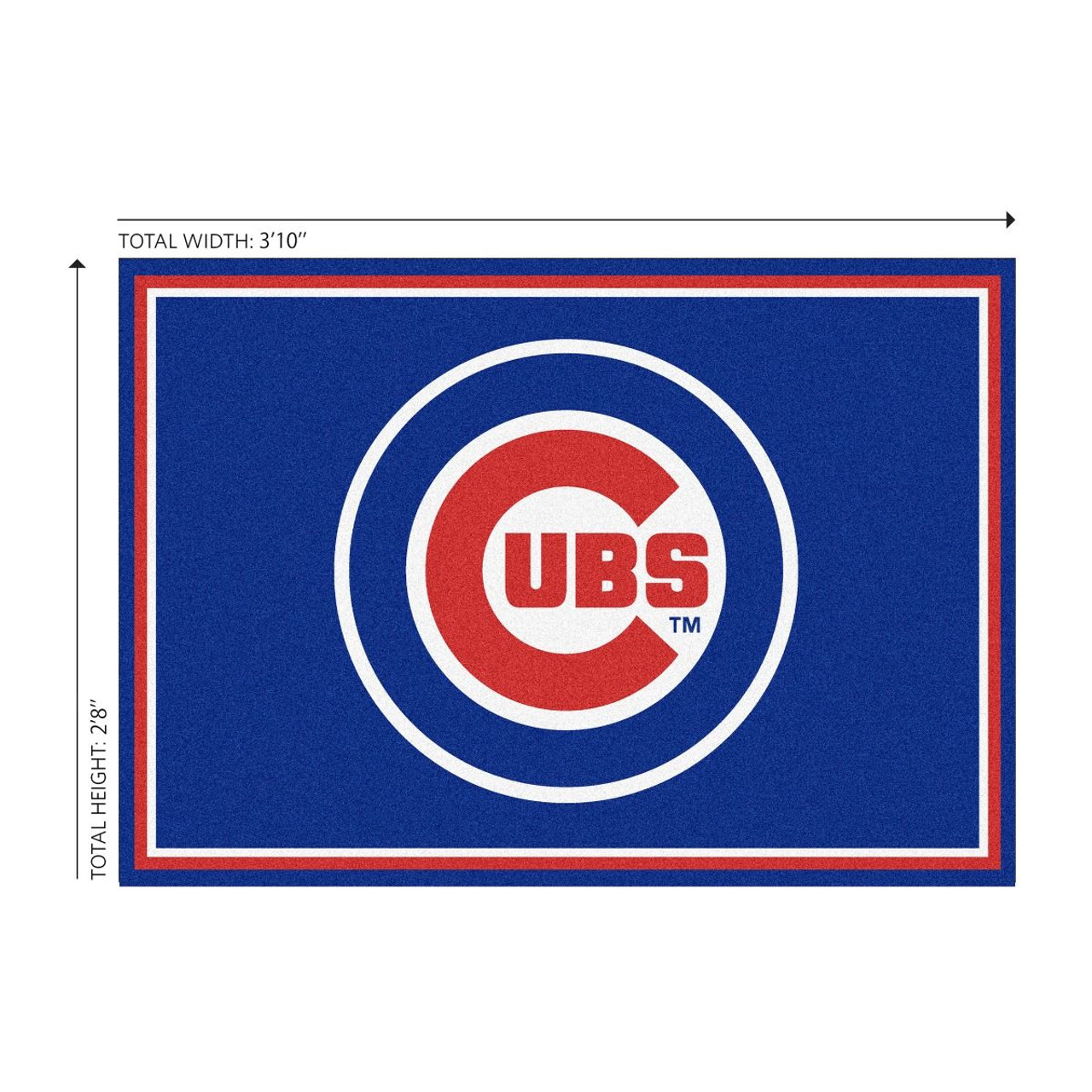 569-2005, Chicago, Chi, Cubs, Cubbies, CHIC, 3x4, Area, Rug, MLB, Imperial, Billiards, 720801131610