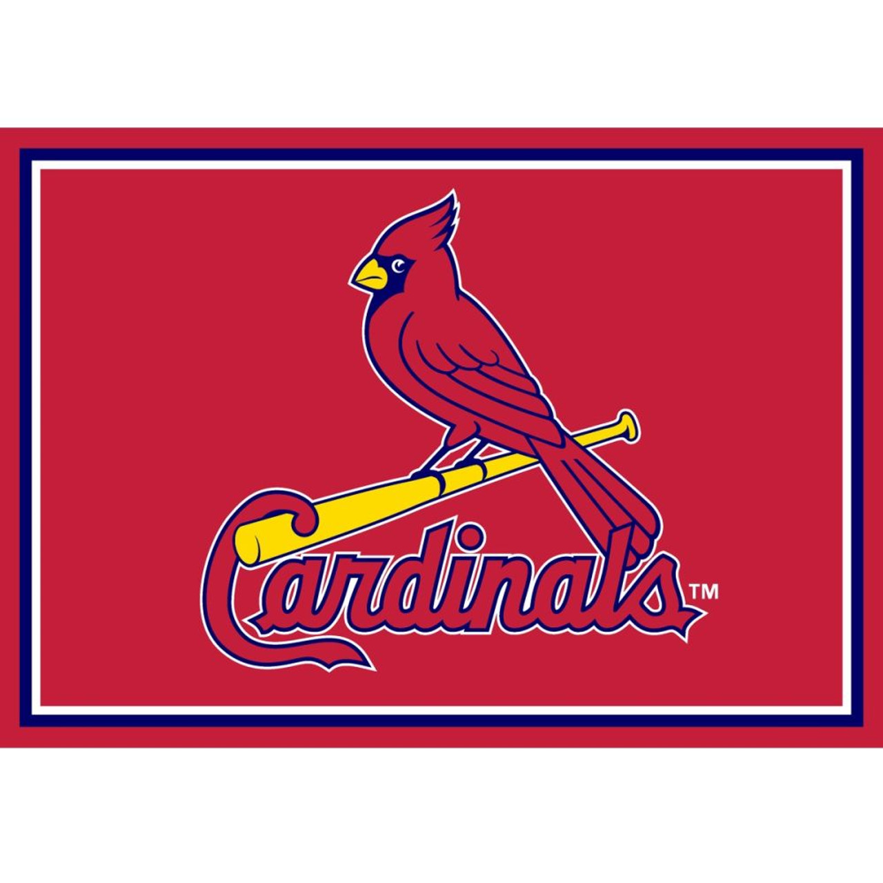 569-2008, STL, St Louis, Cards, Cardinals, 3x4, Area, Rug, MLB, Imperial, Billiards, 720801131641