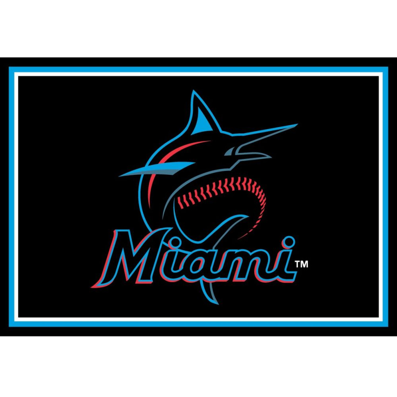 569-2024, MIA, Miami, FL, Marlins, 3x4, Area, Rug, MLB, Imperial, Billiards, 720801131801