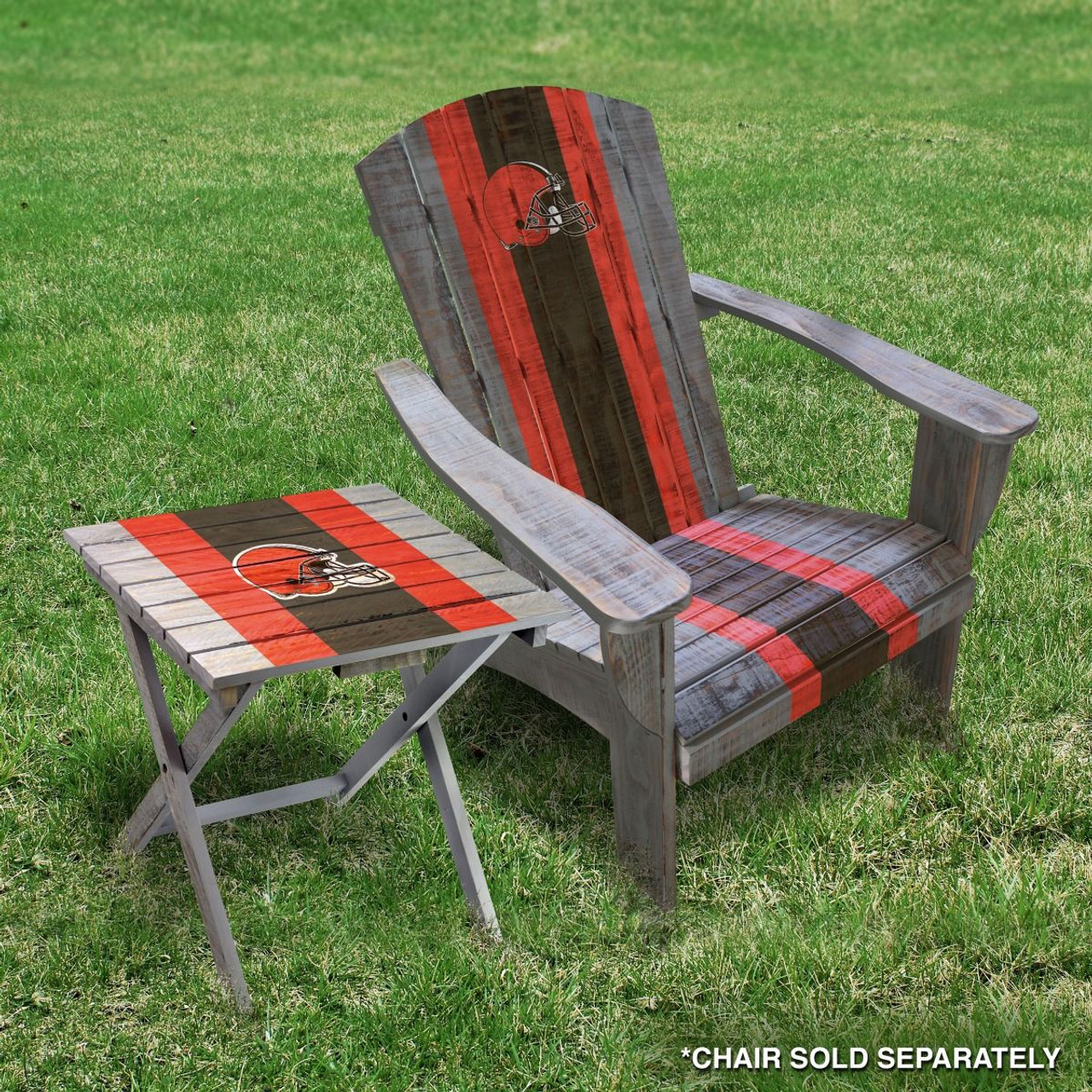  Cleveland, Browns, Folding, Adirondack, Table, 544-1020, NFL, CLE, 720801960487
