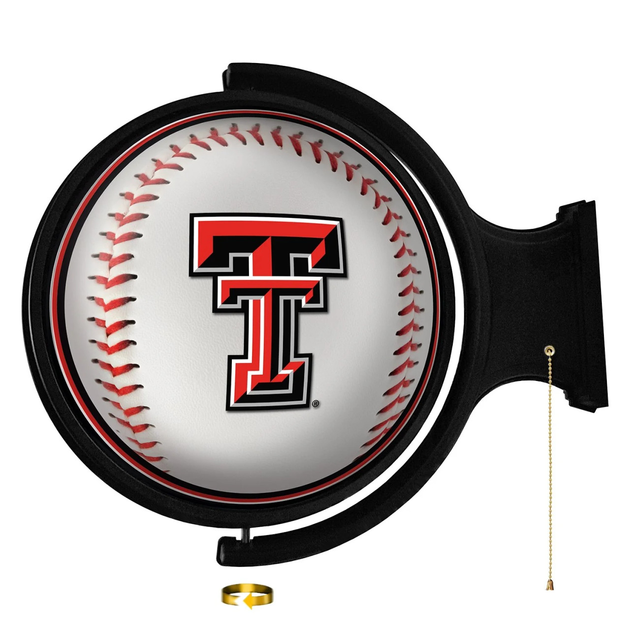 Texas Tech Red Raiders Baseball Original Rotating Lighted Wall Sign, NCTTRR-115-31