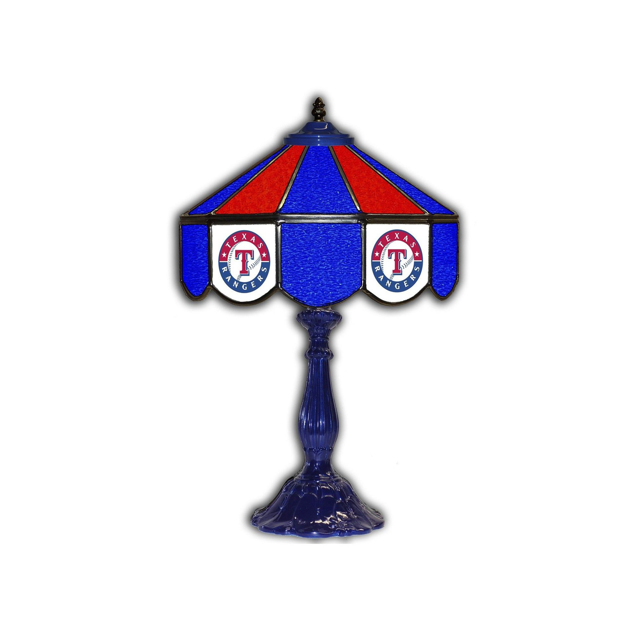 TEX, Texas, Rangers, 21", Glass, Table, Lamp, 259-2020, MLB, Imperial, 720801672205