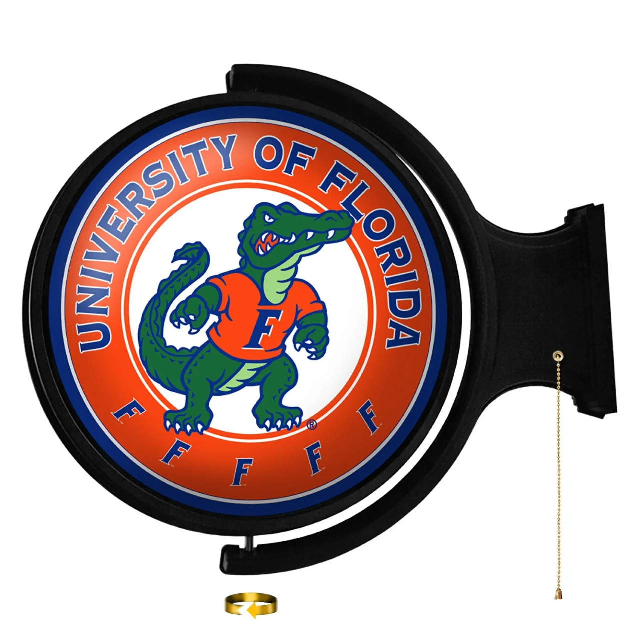 Florida, FL, Gators, Mascot, Logo, Rotating, Lighted, Wall,  Sign, The-Fan Brand, NCAA, NCFLGT-115-02, 666703466828