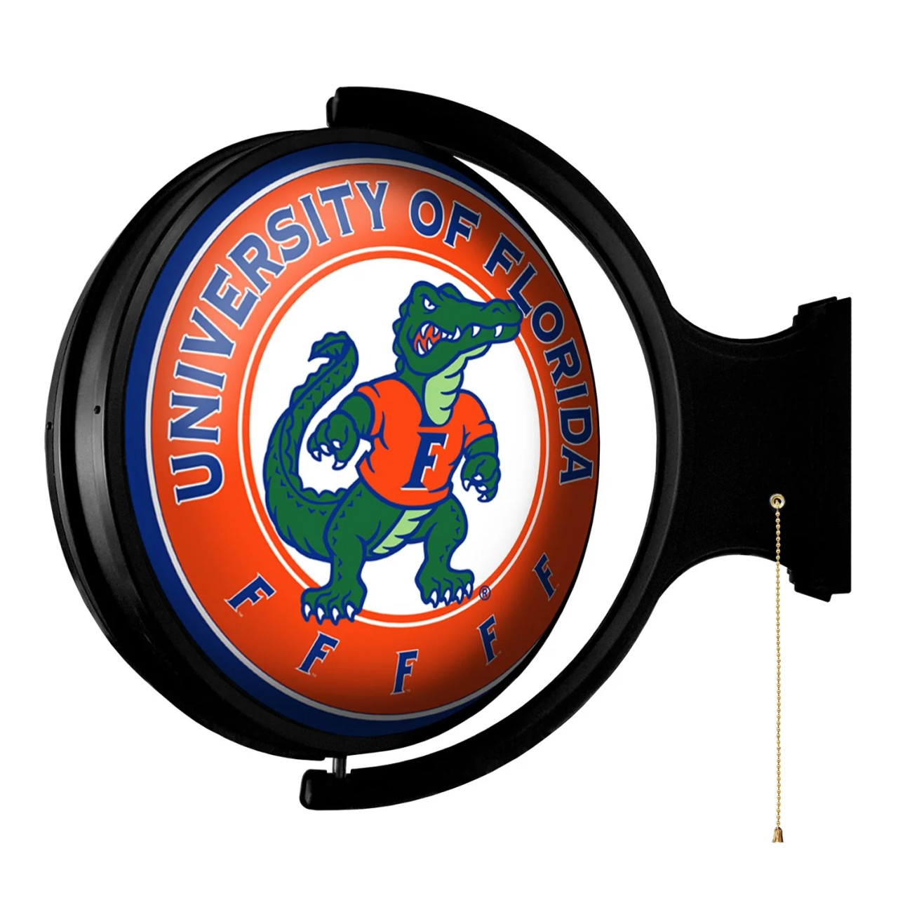 Florida, FL, Gators, Mascot, Logo, Rotating, Lighted, Wall,  Sign, The-Fan Brand, NCAA, NCFLGT-115-02, 666703466828