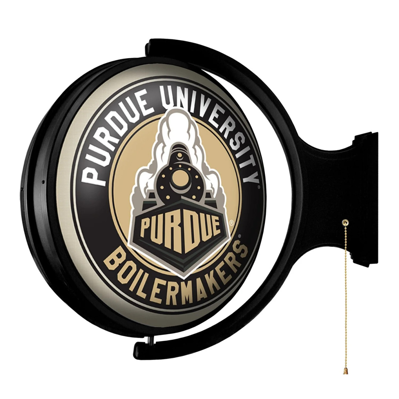 Purdue, PUR, Boilermakers, Mascot, Logo, Rotating, Lighted, Wall,  Sign, The-Fan Brand, NCAA, NCPURD-115-02, 666703468419