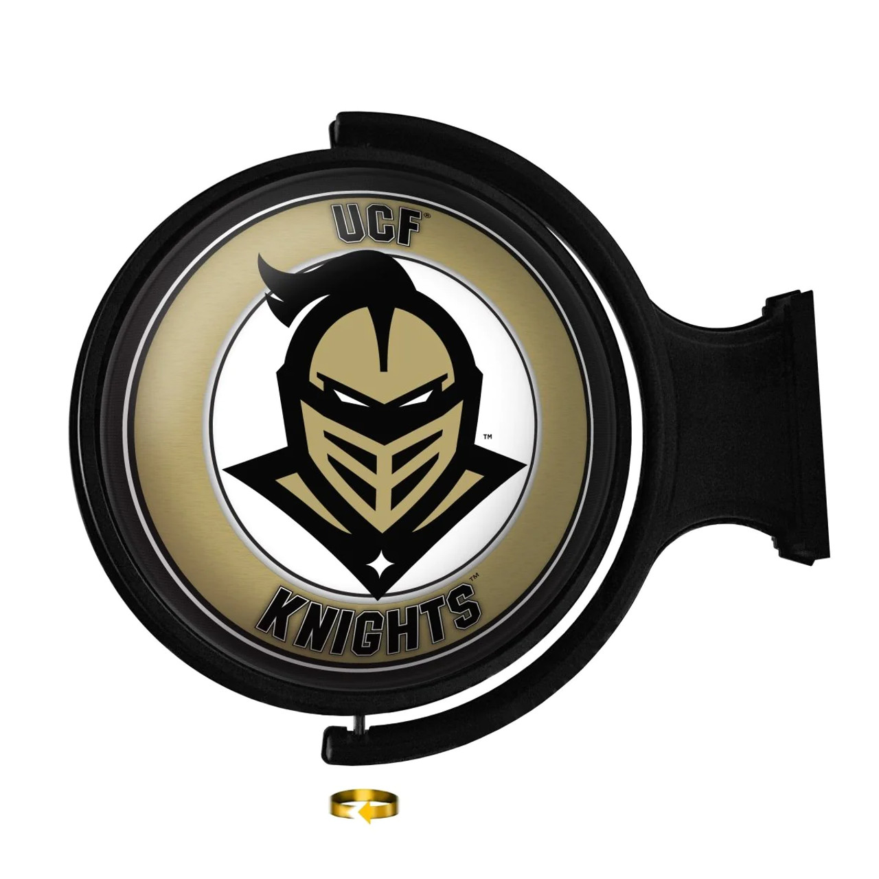 UCF, University, Central, Florida, Knights, Mascot, Logo, Rotating, Lighted, Wall,  Sign, The-Fan Brand, NCAA, NCUCFL-115-02, 689481024943