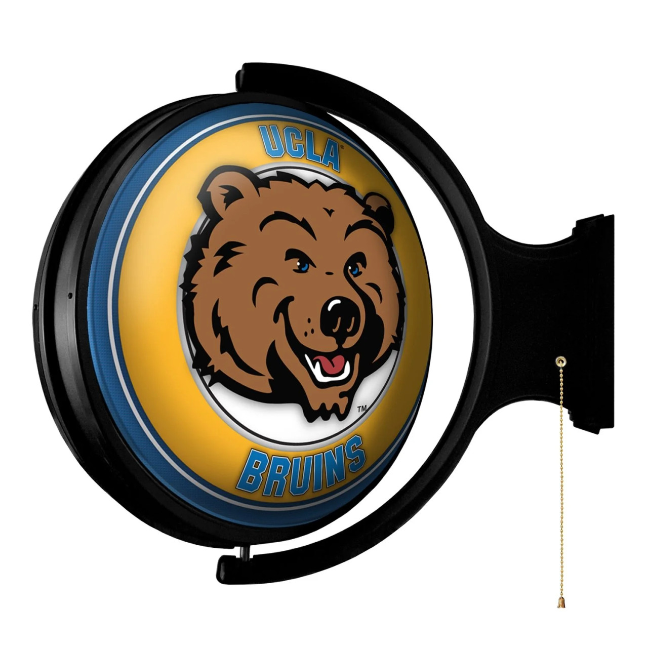 UCLA Bruins Mascot Logo Rotating Lighted Wall Sign