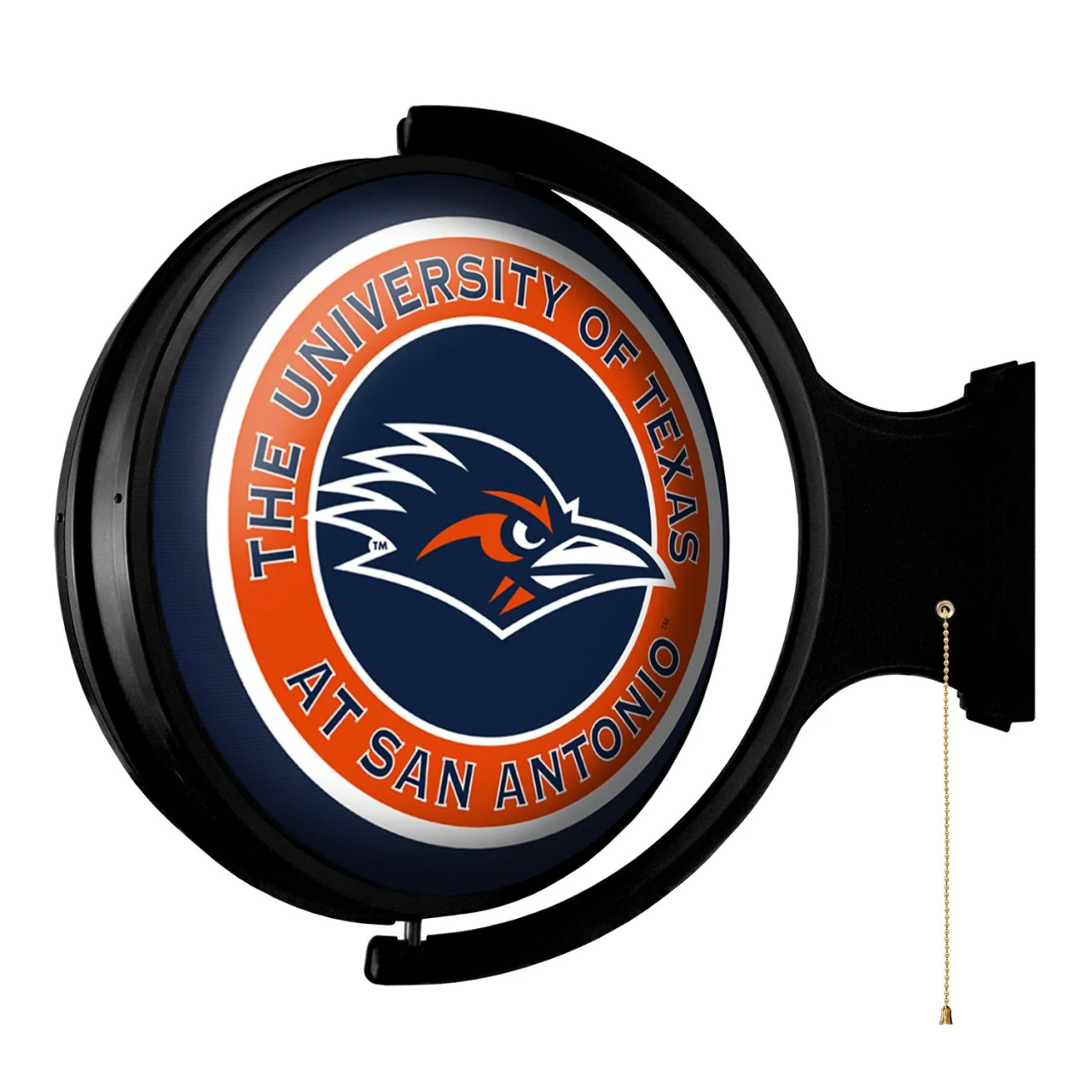 UTSA Roadrunners Mascot Logo Rotating Lighted Wall Sign