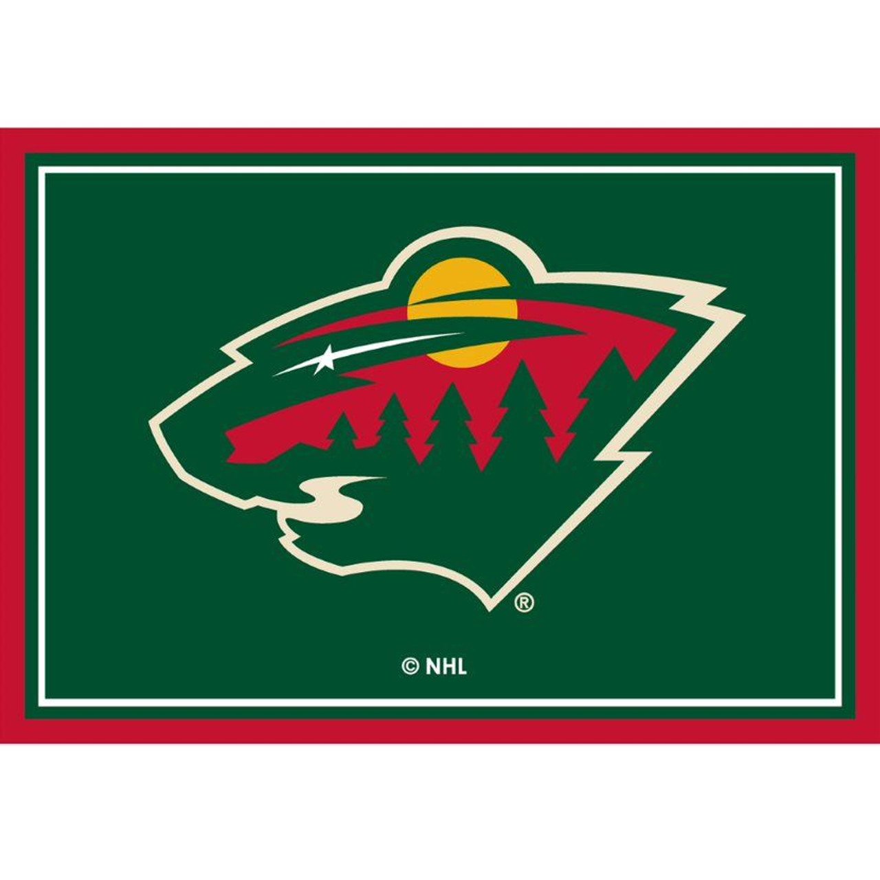 MN, MIN, Minnesota, Wild, 3x4, Area, Rug, 569-4023, NHL, Imperial, 720801132396