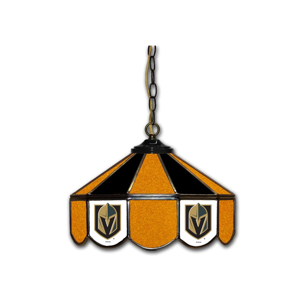 Vegas Golden Knights 14" Stained Glass Pub Light 4334032