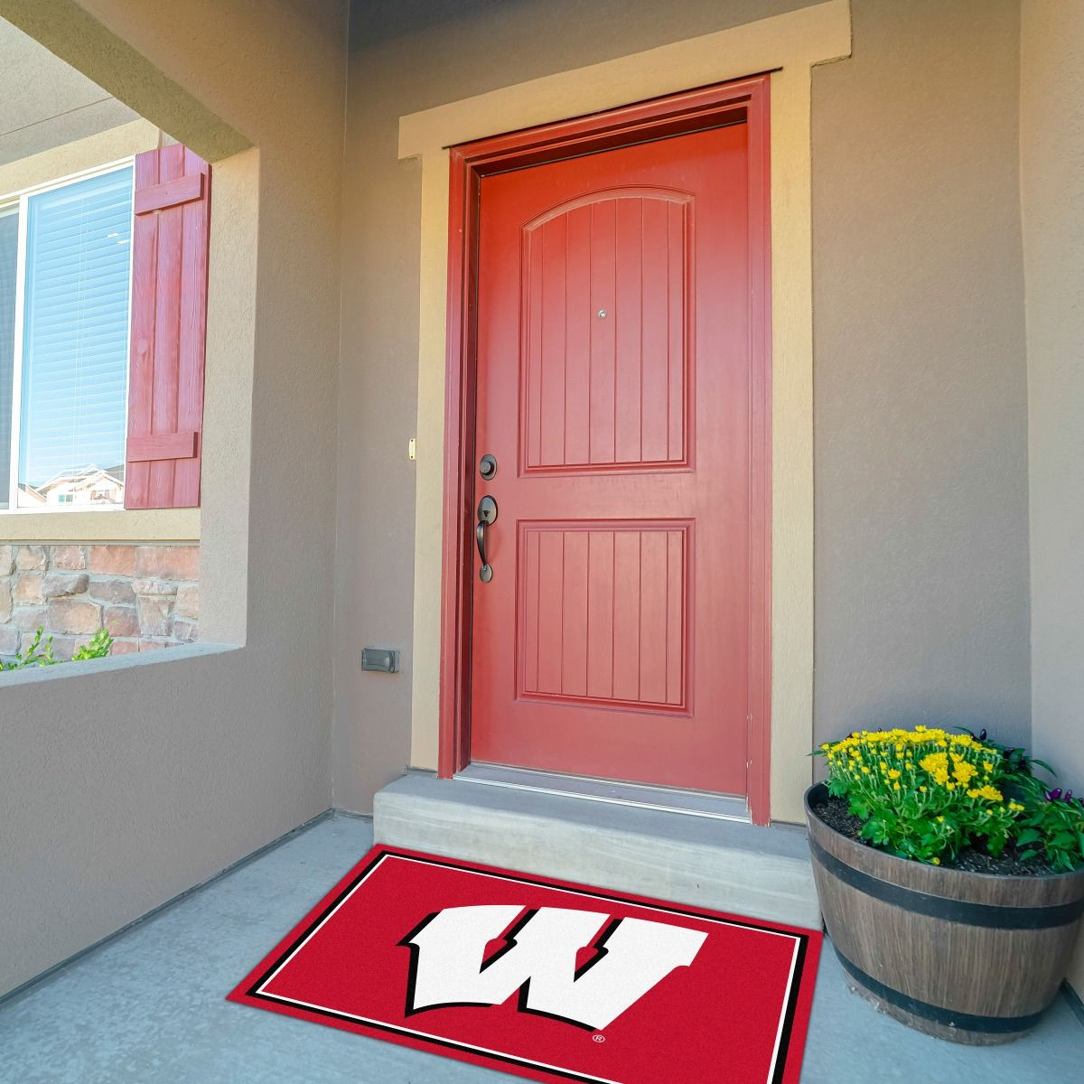 Wisconsin Badgers 3x4 Entry Rug