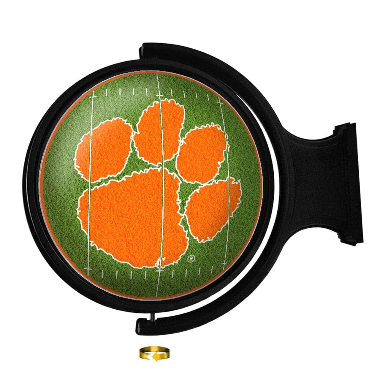 Clemson, Tigers, On the 50, Football, Rotating, Spinning, Lighted, Wall, Sign, The Fan Brand, NCAA, NCCLEM-115-22, 689481026848
