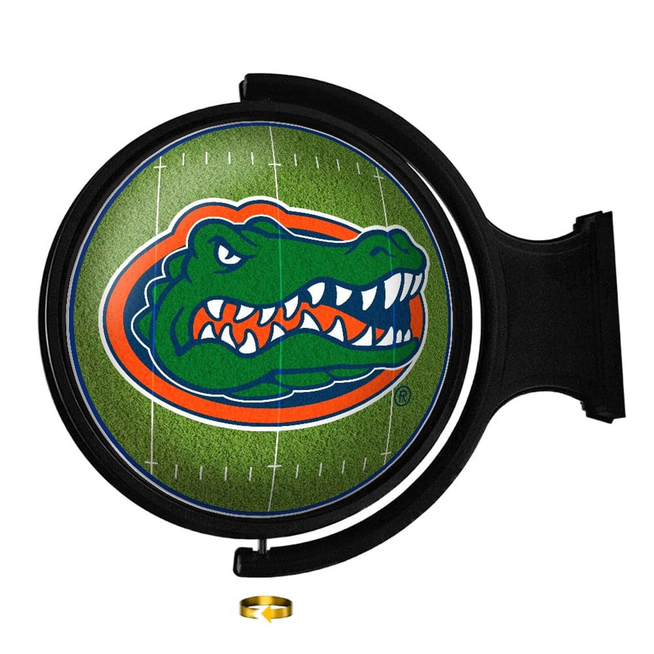 Florida, FL, Gators, On the 50, Football, Rotating, Spinning, Lighted, Wall, Sign, The Fan Brand, NCAA, NCFLGT-115-22, 689481026923