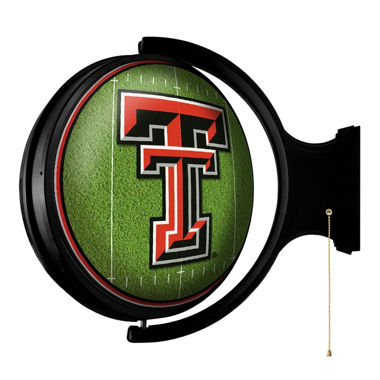 Texas, TX, TEX, TECH, TT, Red Raiders, On the 50, Football, Rotating, Spinning, Lighted, Wall, Sign, The Fan Brand, NCAA, NCTTRR-115-22, 689481028347