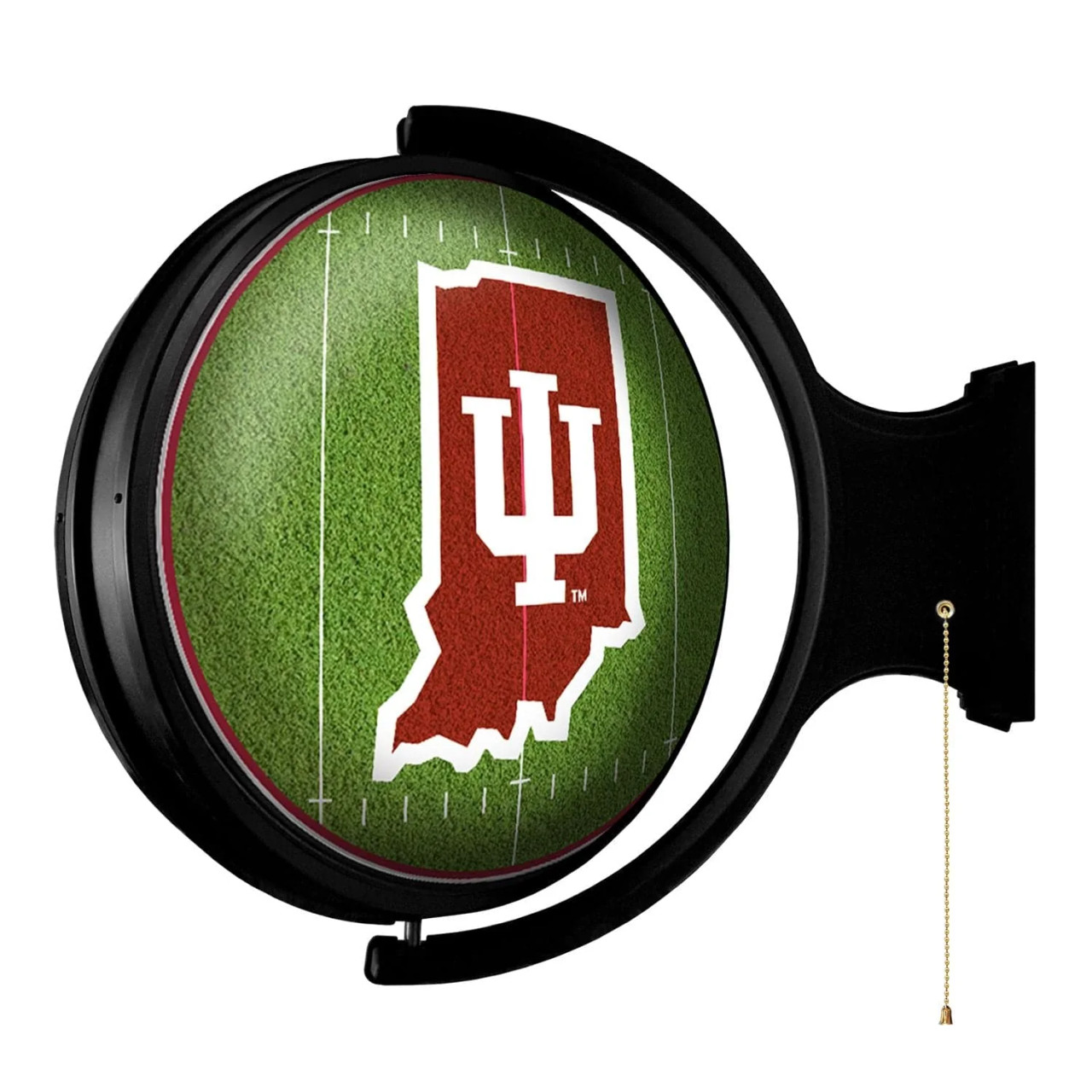 IND, Indiana, Hoosiers, On the 50, Football, Rotating, Spinning, Lighted, Wall, Sign, The Fan Brand, NCAA, NCINDH-115-22, 689481027128