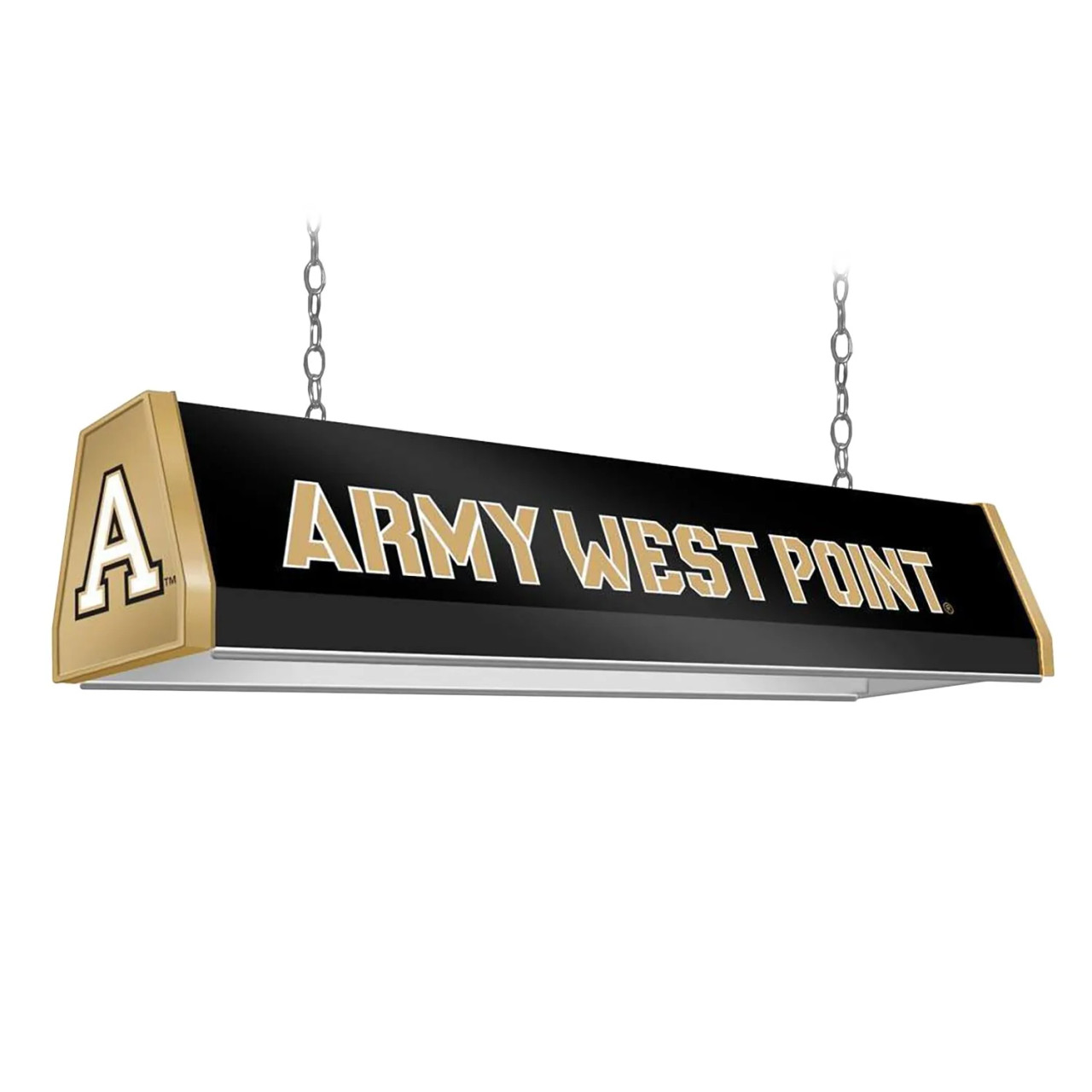 Army, Black, Knights, University of, Standard, Billiard, Pool, Table Light, 2-Colors, Black, Red, Logo, NCARMY-310-01, The-Fan Brand, 666703464473