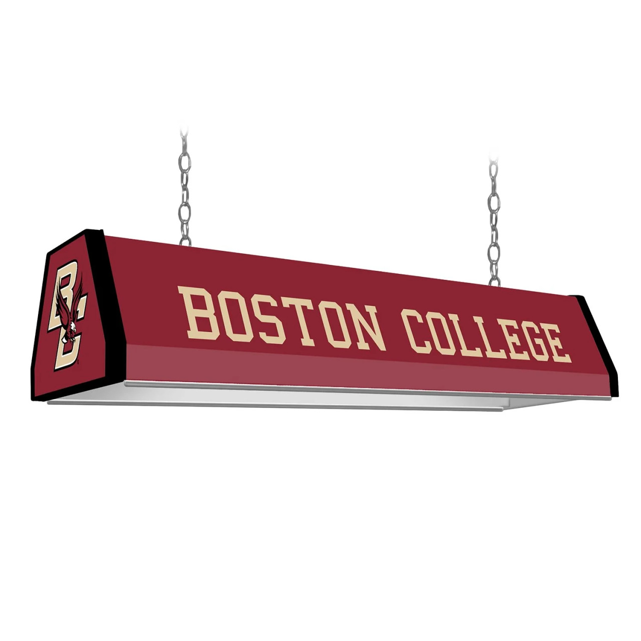 Boston, College, Eagles, University of, Standard, Billiard, Pool, Table Light, 2-Colors, Black, Red, Logo, NCBCEA-310-01A, NCBCEA-310-01B, The-Fan Brand, 737547363588