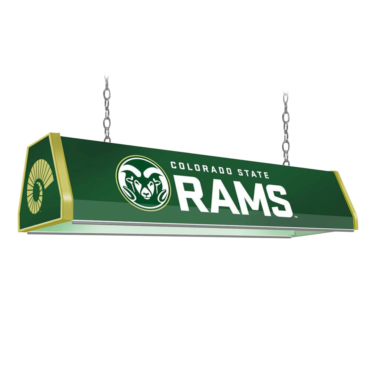 Colorado, State, Rams, University of, Standard, Billiard, Pool, Table Light, 2-Colors, Black, Red, Logo, NCCOST-310-01, The-Fan Brand, 666703461885