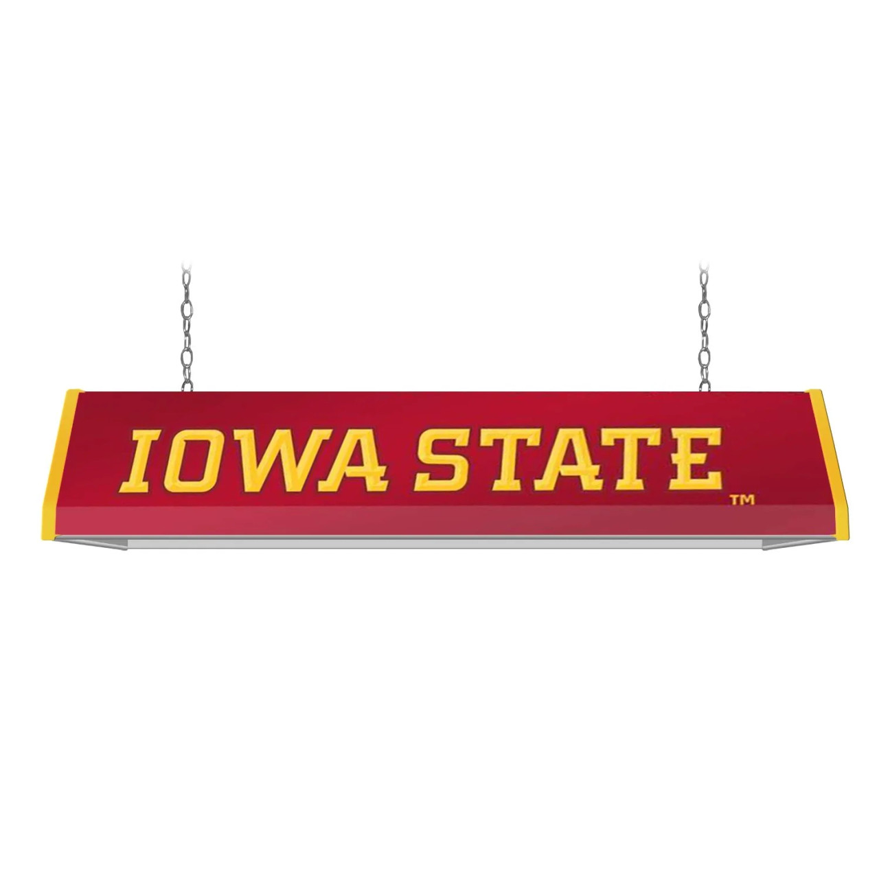 Iowa, IA, State, St, Cyclones, University of, Standard, Billiard, Pool, Table Light, 2-Colors, Black, Red, Logo, NCIOST-310-01, The-Fan Brand, 666703465517