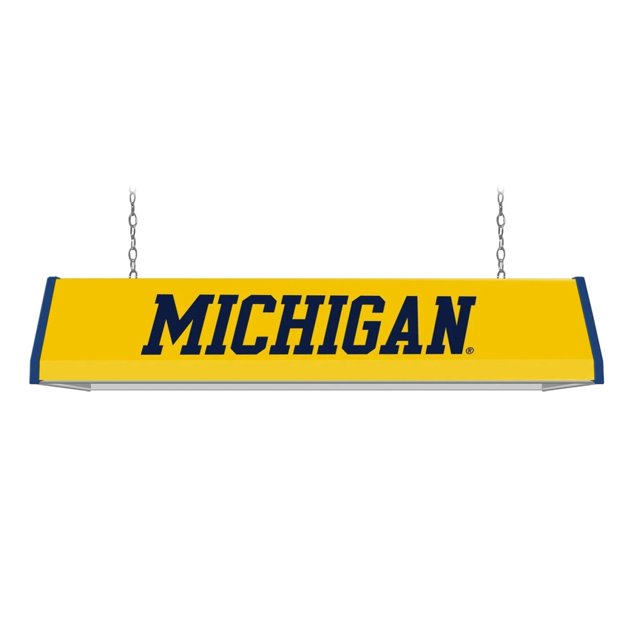 Michigan, Wolverines, University of, Standard, Billiard, Pool, Table Light, 2-Colors, Black, Red, Logo, NCMICH-310-02, NCMICH-310-03, The-Fan Brand, 686082112581