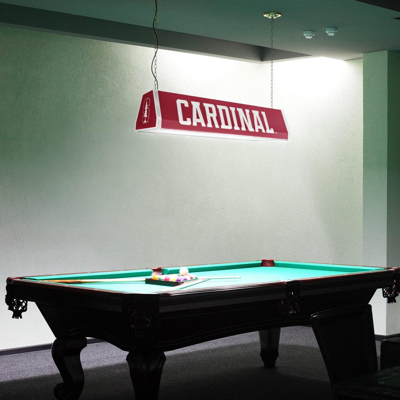 Stanford Cardinal: Cardinal - Red Pool Table Light