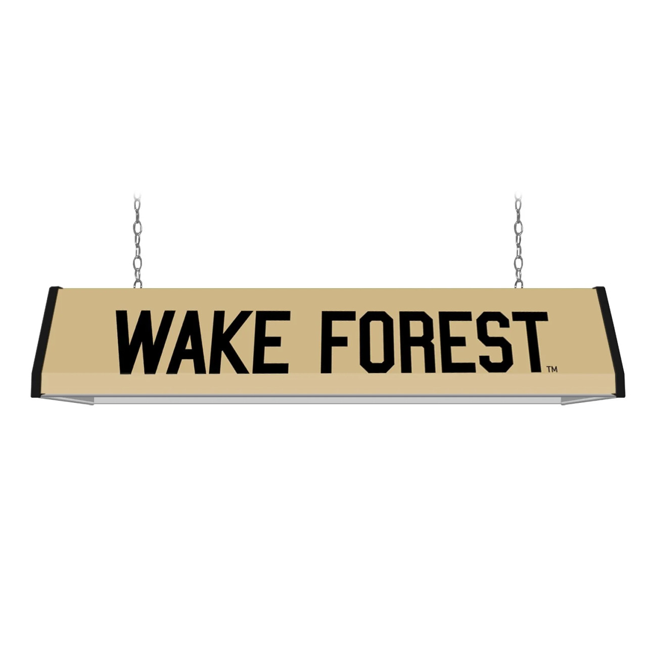 WF, Wake Forest, Demon, Deacons, University of, Standard, Billiard, Pool, Table Light, 2-Colors, Gold, Logo, NCWAKE-310-01A, NCWAKE-310-01B, The-Fan Brand, 689481030029