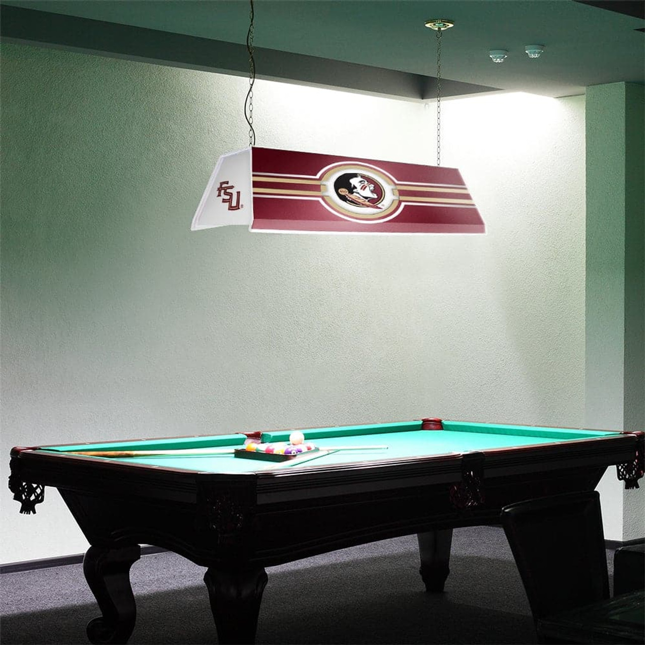 Florida State Seminoles: Edge Glow "FSU Logo" Pool Table Light