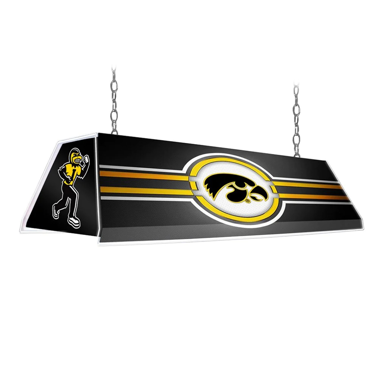 IA, Iowa, Hawkeyes,  Edge Glow, Billiard, Pool, Table, Light, The Fan Brand, NCIOWA-320-01, 666703469270