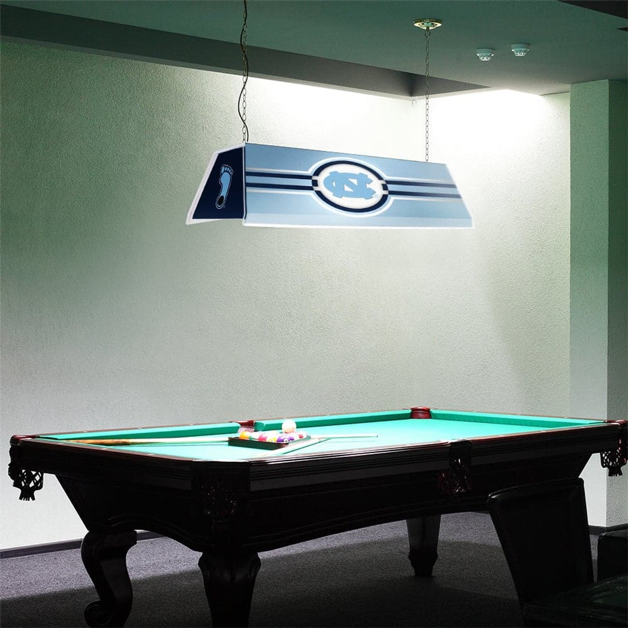 NC, North Carolina, State, St, Tar, Heels, Pack,  Edge Glow, Billiard, Pool, Table, Light, The Fan Brand, NCNCTH-320-01A, NCNCTH-320-01B, NCNCTH-320-01C, NCNCTH-320-01D, 688099297985