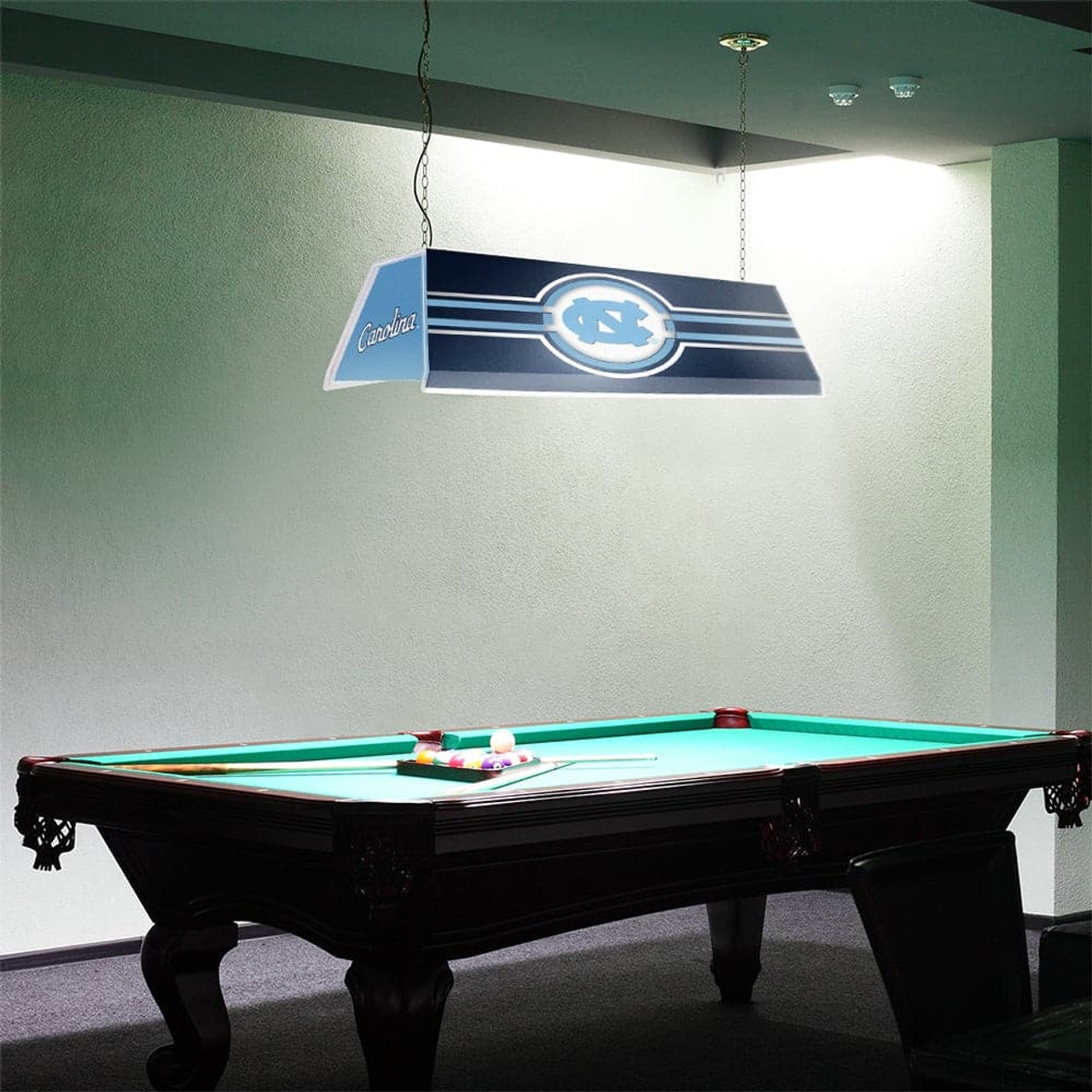 NC, North Carolina, State, St, Tar, Heels, Pack,  Edge Glow, Billiard, Pool, Table, Light, The Fan Brand, NCNCTH-320-01A, NCNCTH-320-01B, NCNCTH-320-01C, NCNCTH-320-01D, 688099297992