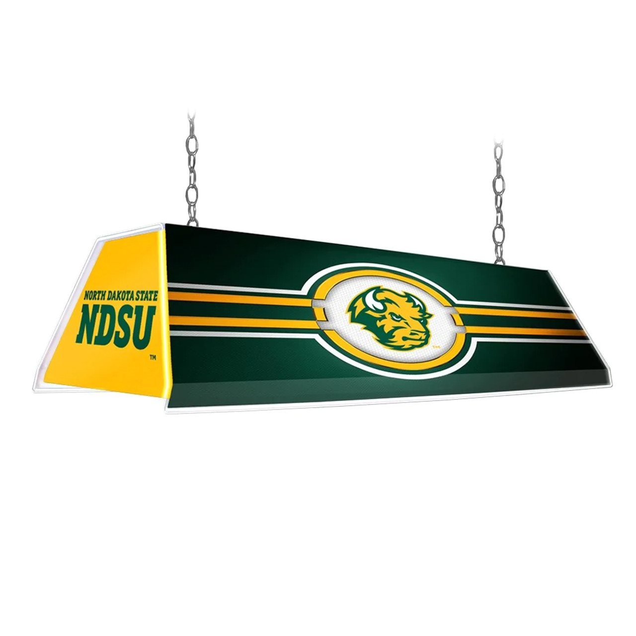 ND, North Dakota, State, ST, Bison,  Edge Glow, Billiard, Pool, Table, Light, The Fan Brand, NCNDSU-320-01, 666703461366