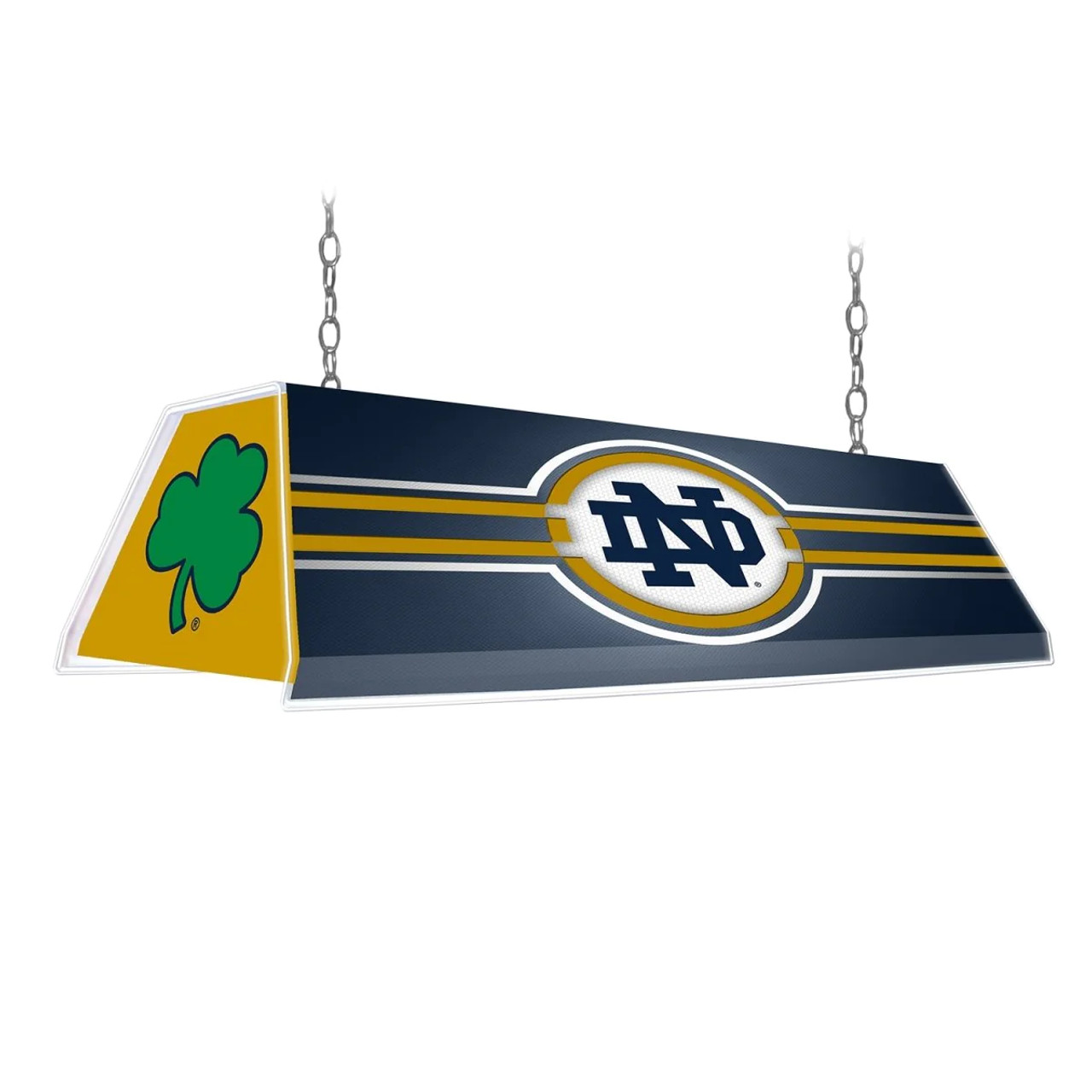 Notre, Dame, Fighting, Irish,  Edge Glow, Billiard, Pool, Table, Light, The Fan Brand, NCNTRD-320-01A, NCNTRD-320-01B, NCNTRD-320-02A, NCNTRD-320-02B, 644197708945