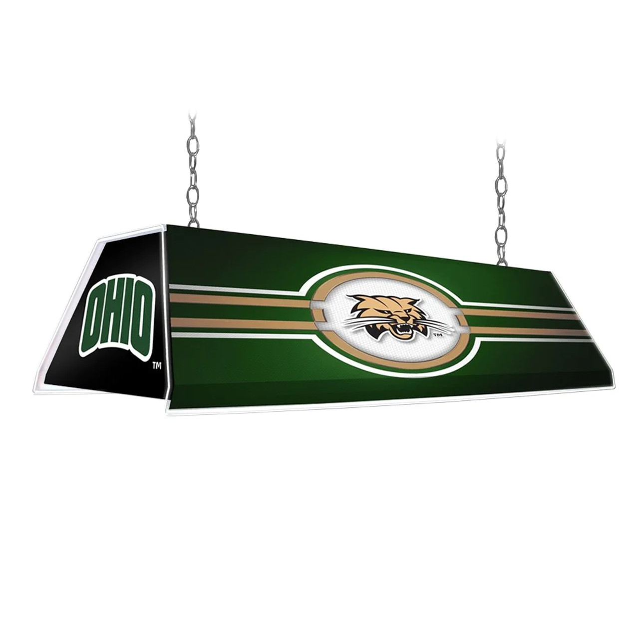 OH, Ohio, U, University, Bobcats, Cats,  Edge Glow, Billiard, Pool, Table, Light, The Fan Brand, NCOHIO-320-01, 686082107143