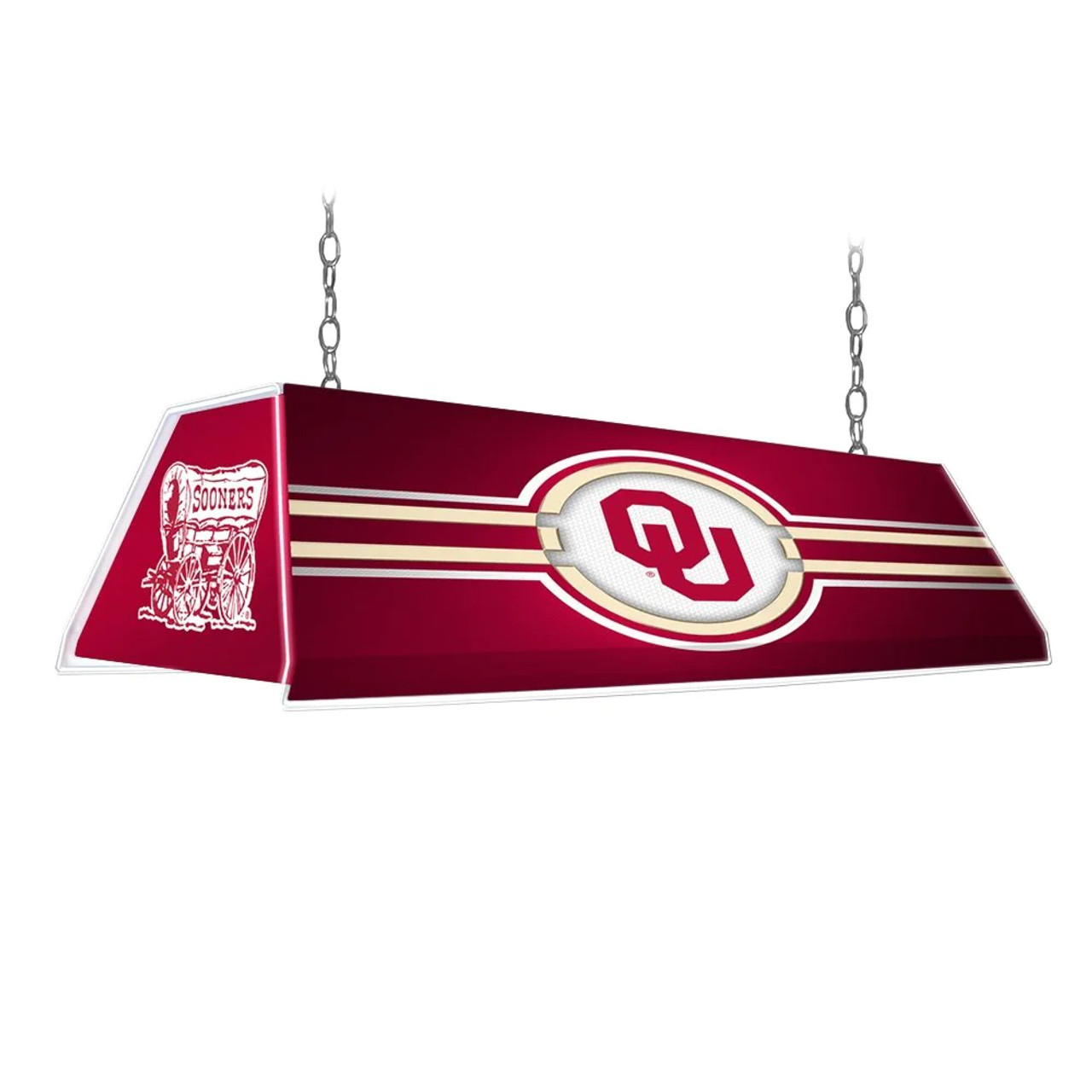 OK, Oklahoma, Sooners,  Edge Glow, Billiard, Pool, Table, Light, The Fan Brand, NCOKLA-320-01, 666703460604